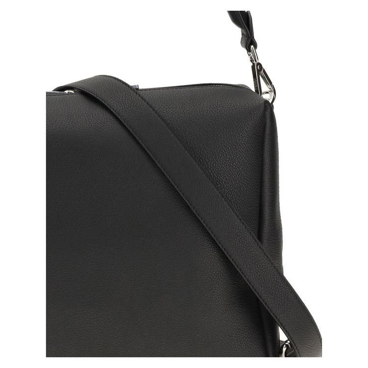 Black Calf Leather Bos Taurus Shoulder Bag