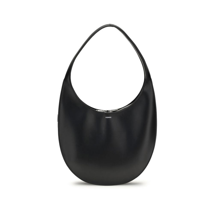 Black Calf Leather Bos Taurus Shoulder Bag
