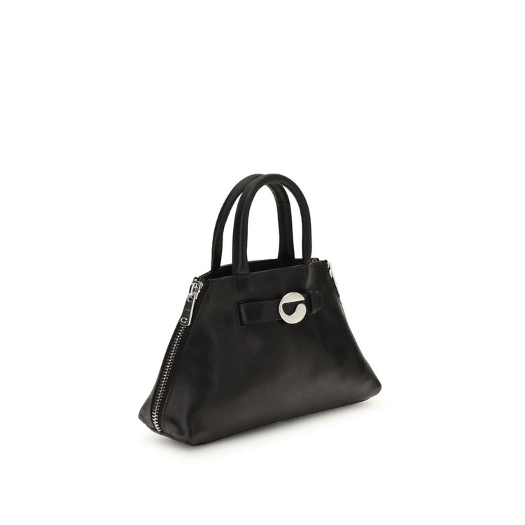 Black Calf Leather Bos Taurus Shoulder Bag