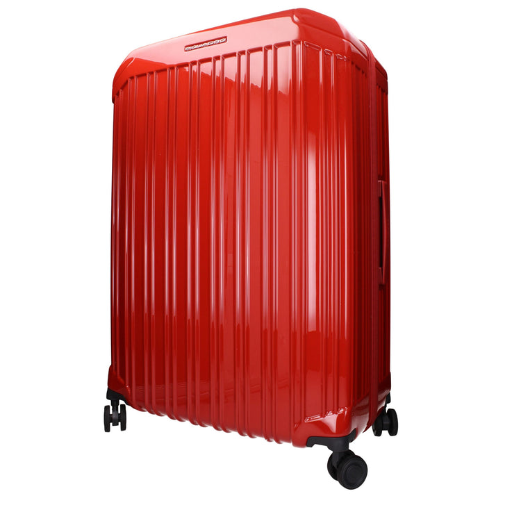 Red Polycarbonate Luggage And Travel