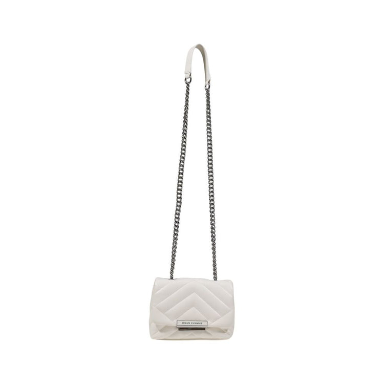 White Polyester Handbag