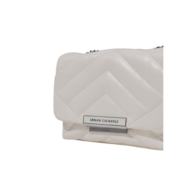 White Polyester Handbag