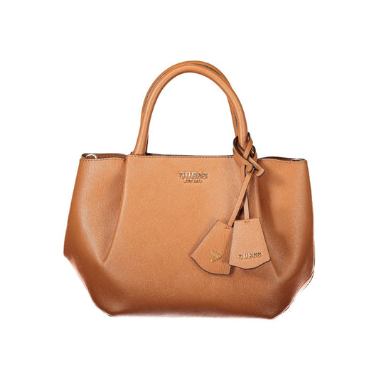 Marrone Poliuretano Women Handbag