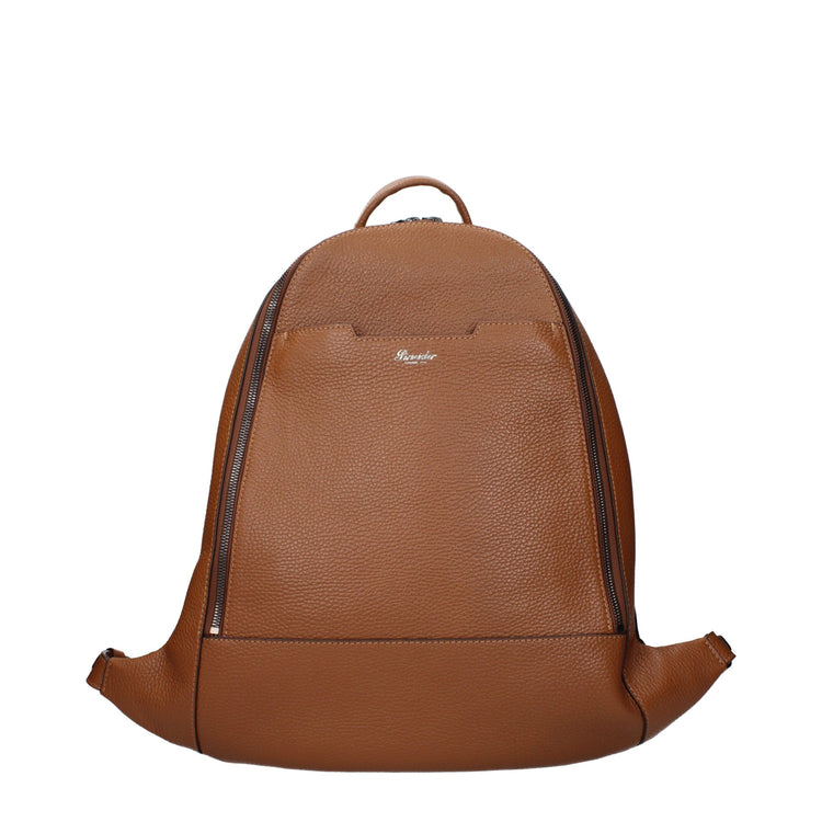 Brown Leather Backpack