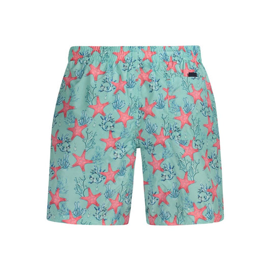 Azzurro Polyester Men's Swim Boxer