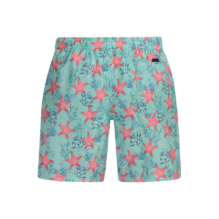 Azzurro Polyester Men's Swim Boxer