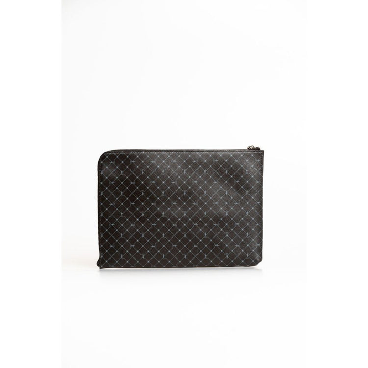 Black Leather Men Clutch