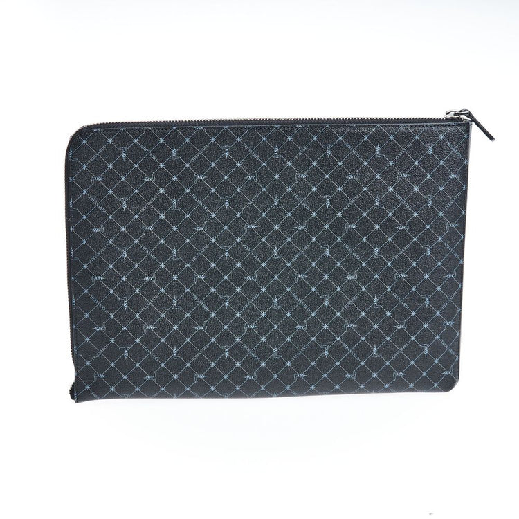 Black Leather Men Clutch