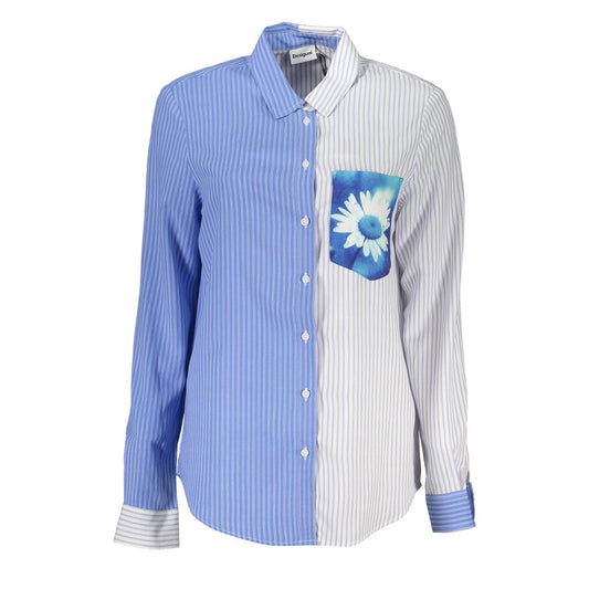 Azzurro Viscose Women Shirt