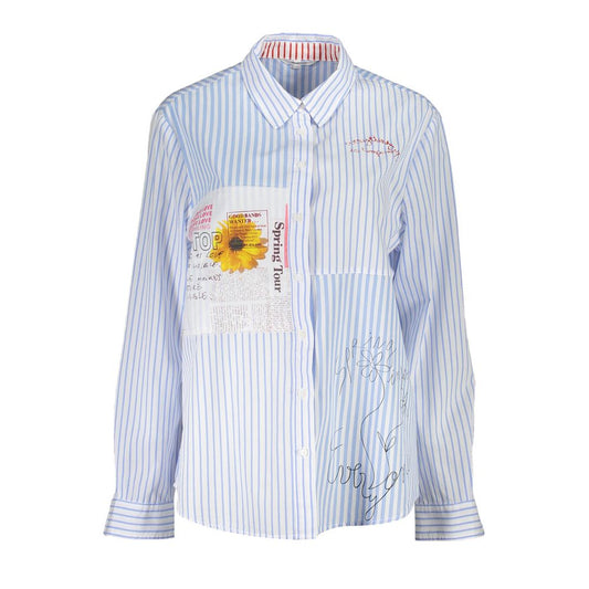 Azzurro Viscosa Woman Shirt
