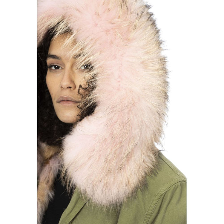 Army Cotton Women Parka