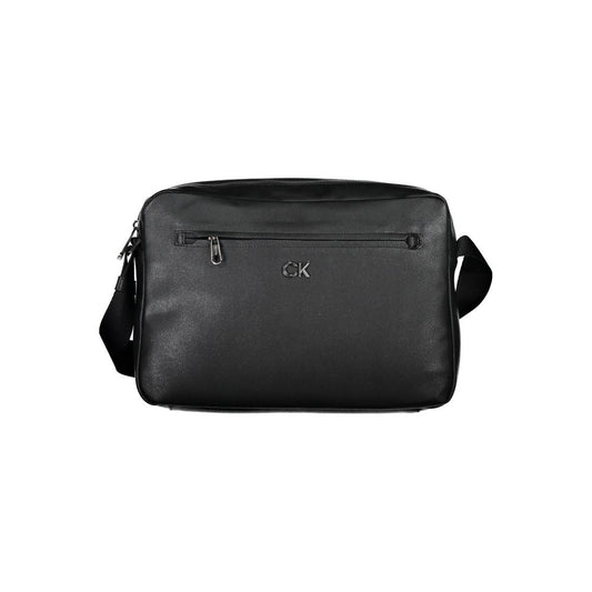 Nero Recycled Polyester Men Briefcase