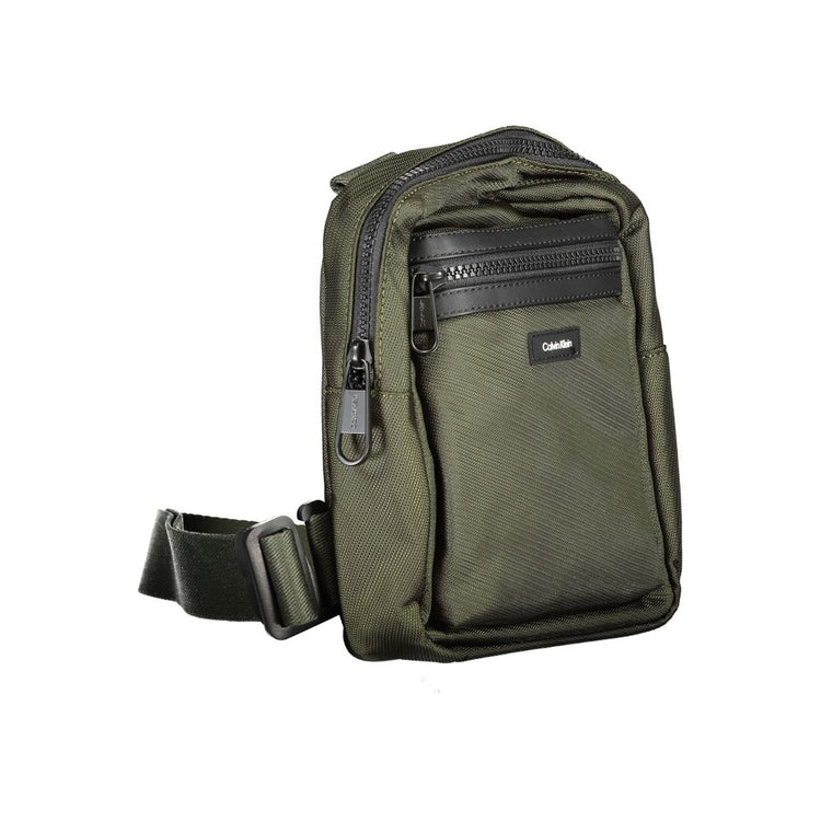 Verde Polyester Men's Shoulder Bag