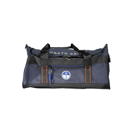 Blu Polyester Men Duffle Bag