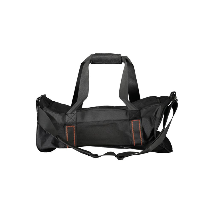 Black Polyester Men's Duffle Bag