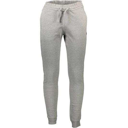 Grigio Cotton Men Sport Trouser