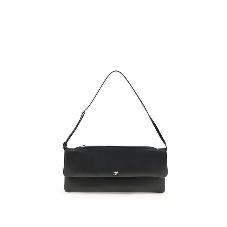 Black Calf Leather Bos Taurus Shoulder Bag