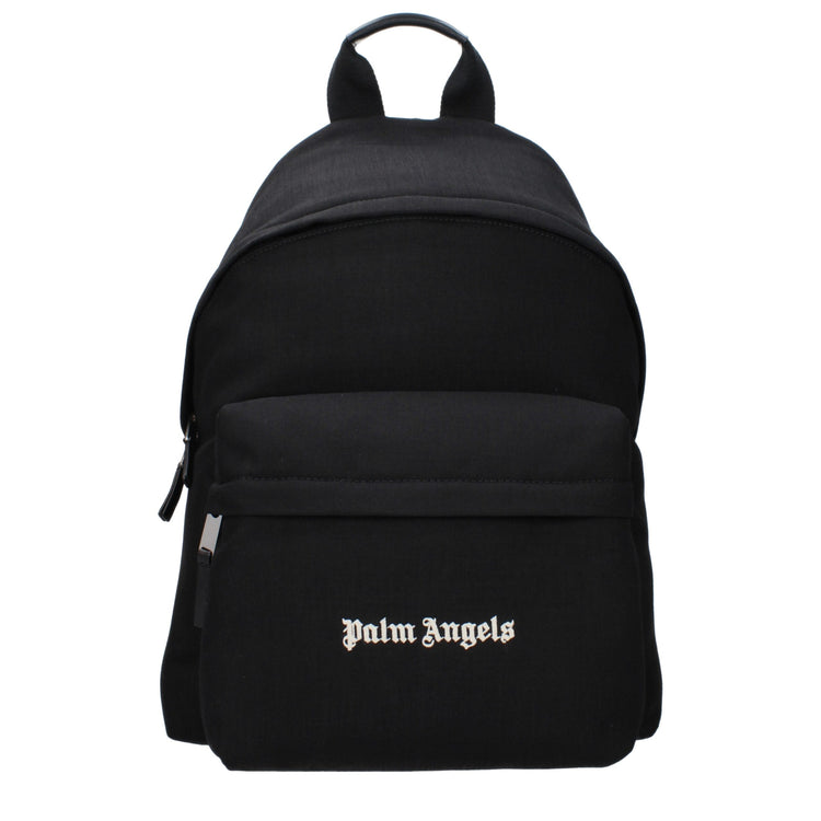 Black Fabric Backpack