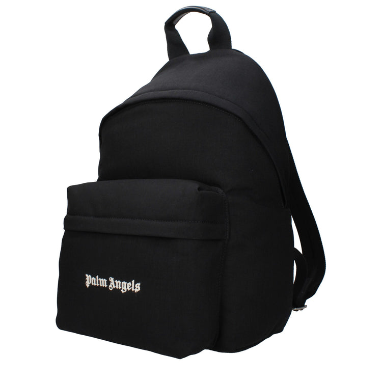Black Fabric Backpack