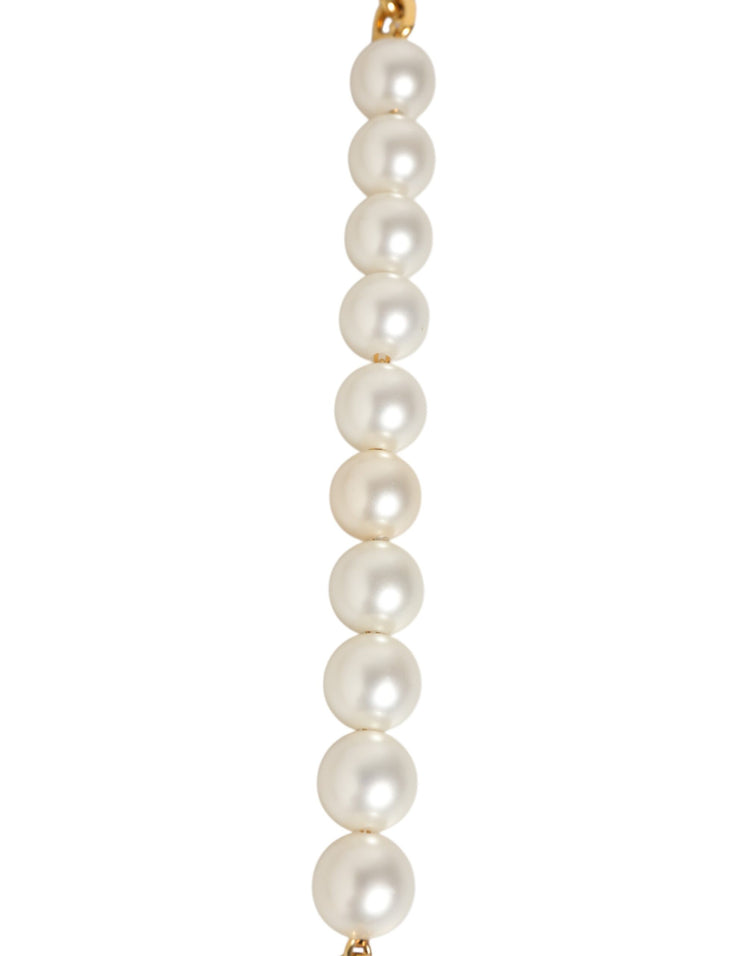 Black Leather Gold Chain Bag Accessory Shoulder Strap