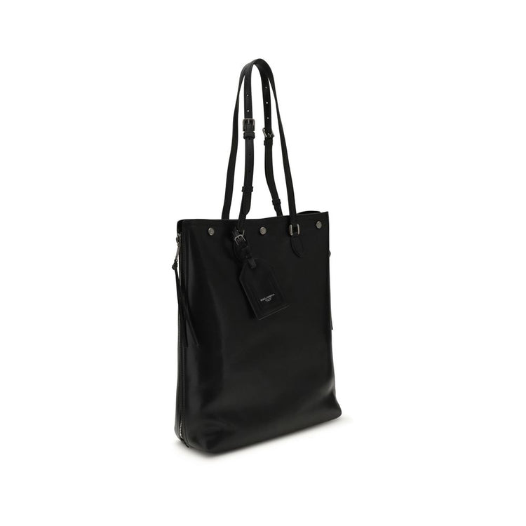 Black Calf Leather Bos Taurus Shoulder Bag