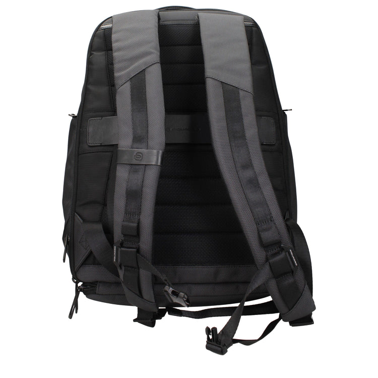 Gray Fabric Backpack