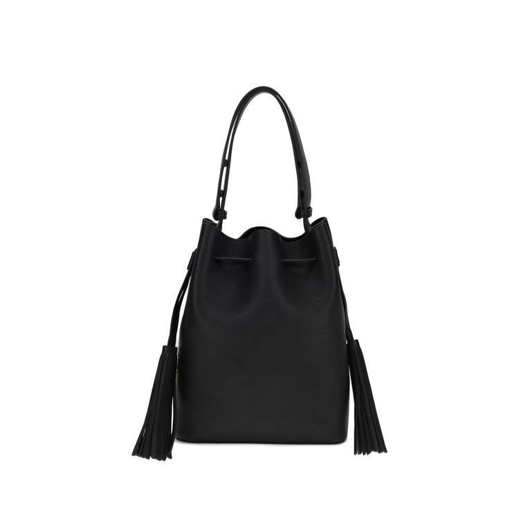 Black Calf Leather Bos Taurus Shoulder Bag