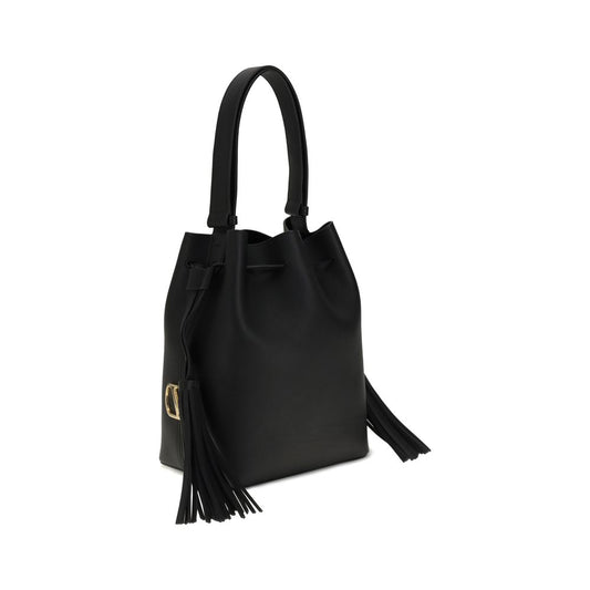 Black Calf Leather Bos Taurus Shoulder Bag