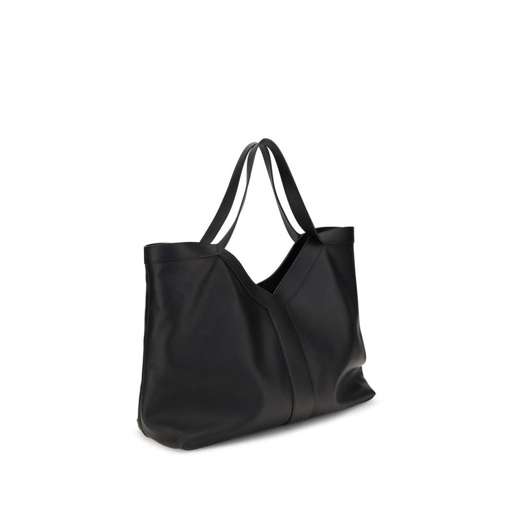 Black Calf Leather Bos Taurus Shoulder Bag