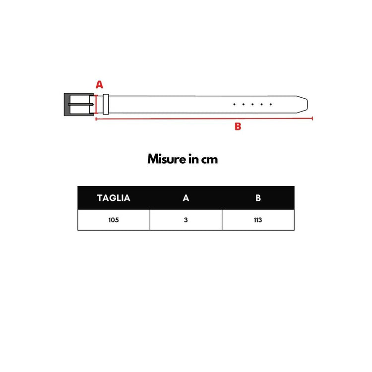 Green Leather Regular Belt