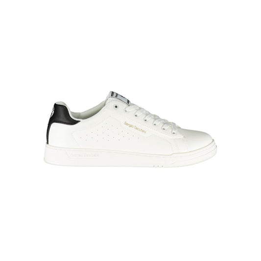 Bianco Polyurethane Men Sneaker