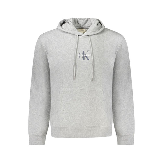"Grigio Cotton Men's Sweatshirt with Hood"