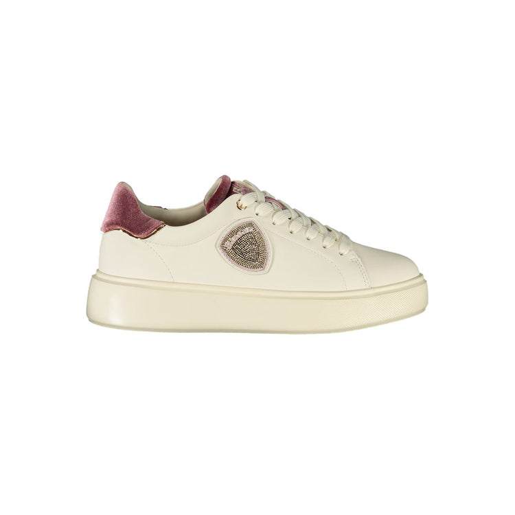 Bianco Polyurethane Women Sneaker