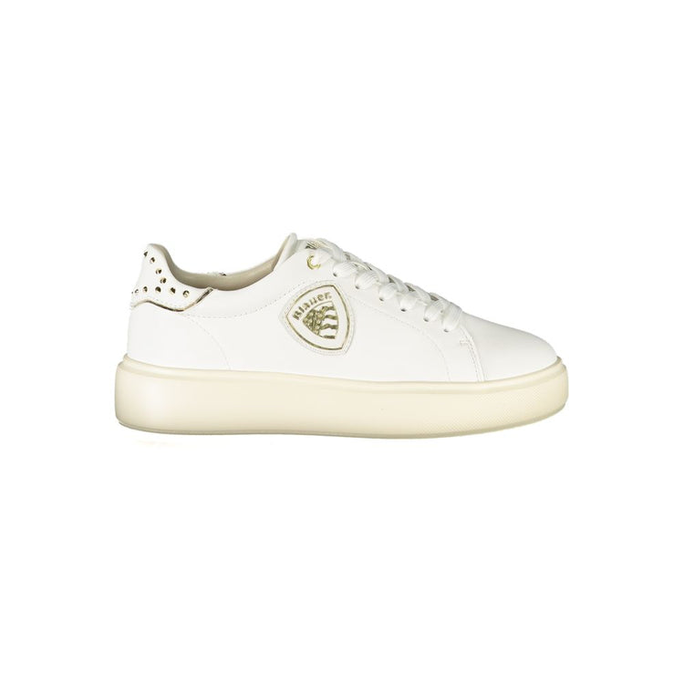 Bianco Poliuretano Women Sneaker
