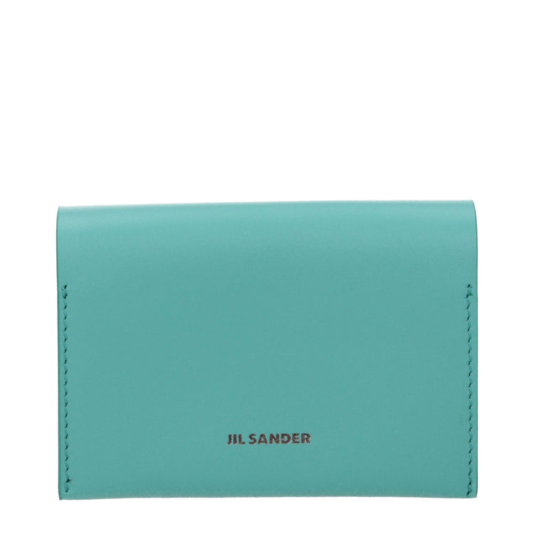 Green Leather Cardholder