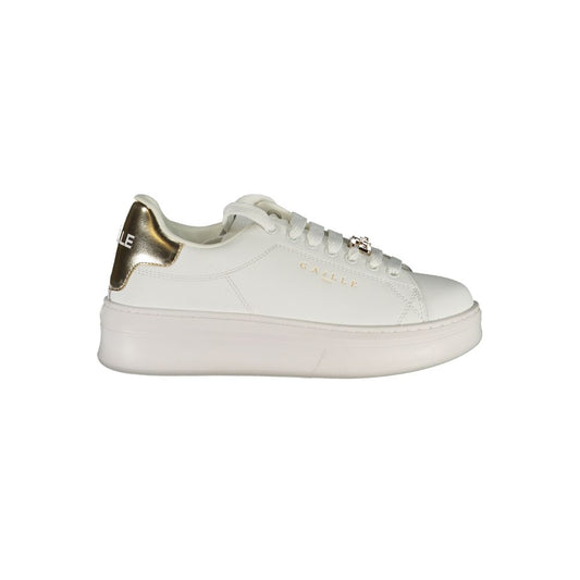 Bianco Poliuretano Women Sneaker