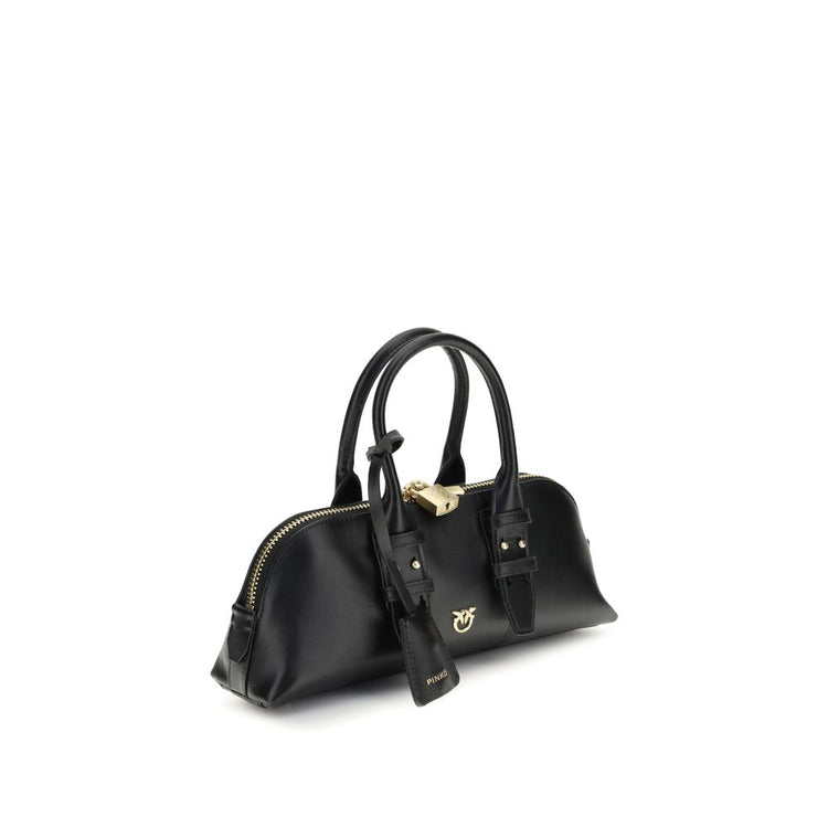 Black Calf Leather Bos Taurus Handbag