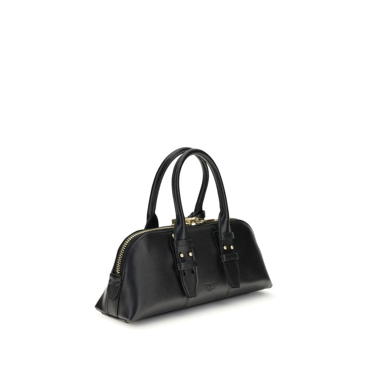 Black Calf Leather Bos Taurus Handbag