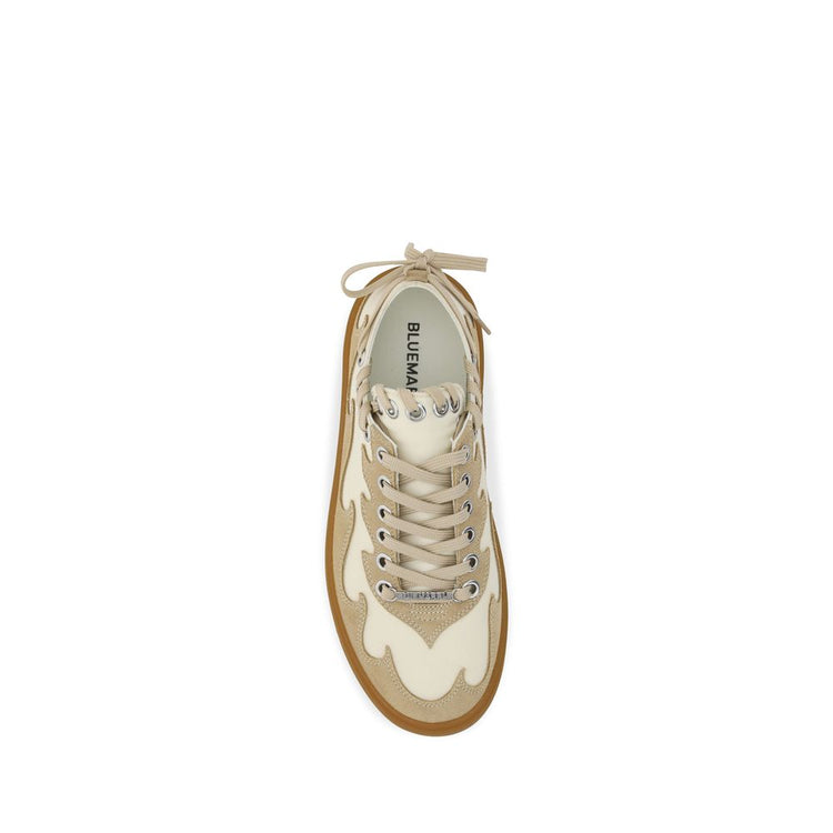 Brown Calf Leather Bos Taurus Low Top Sneakers