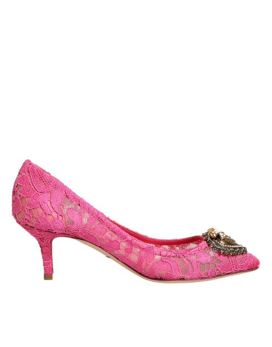 Pink Taormina Lace DEVOTION Pumps Shoes