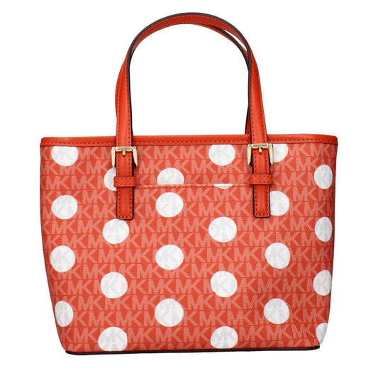 Orange Fabric Handbag