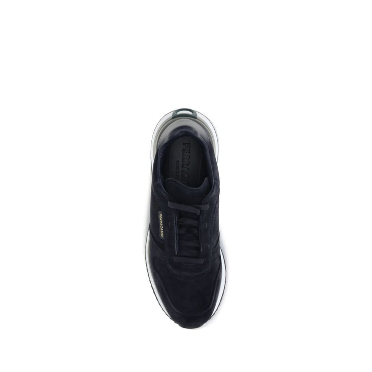 Blue Rubber Athletic Sneakers