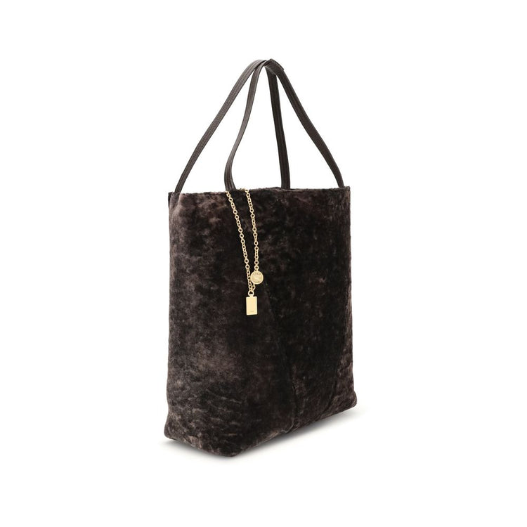 Brown Fur Shoulder Bag