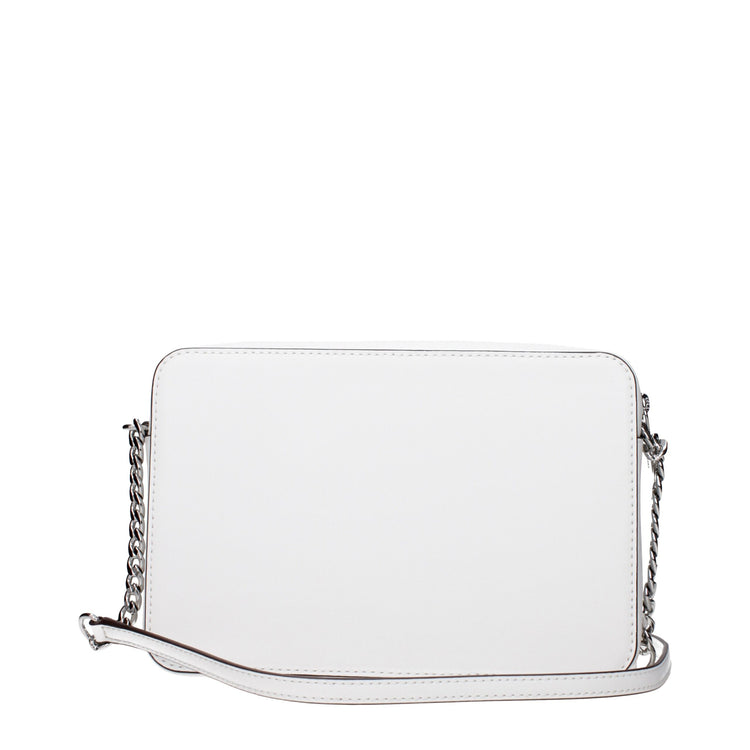 White Leather Crossbody Bag