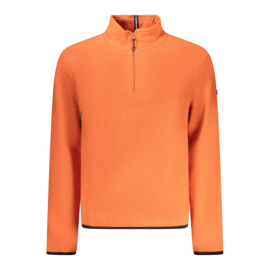 Arancione Polyester Men Sweatshirt