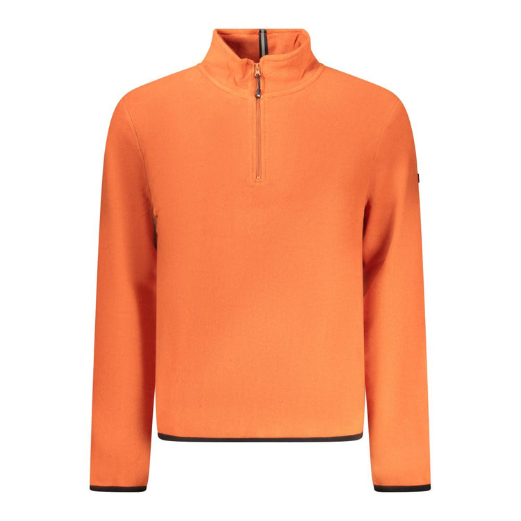 Arancione Polyester Men Sweatshirt