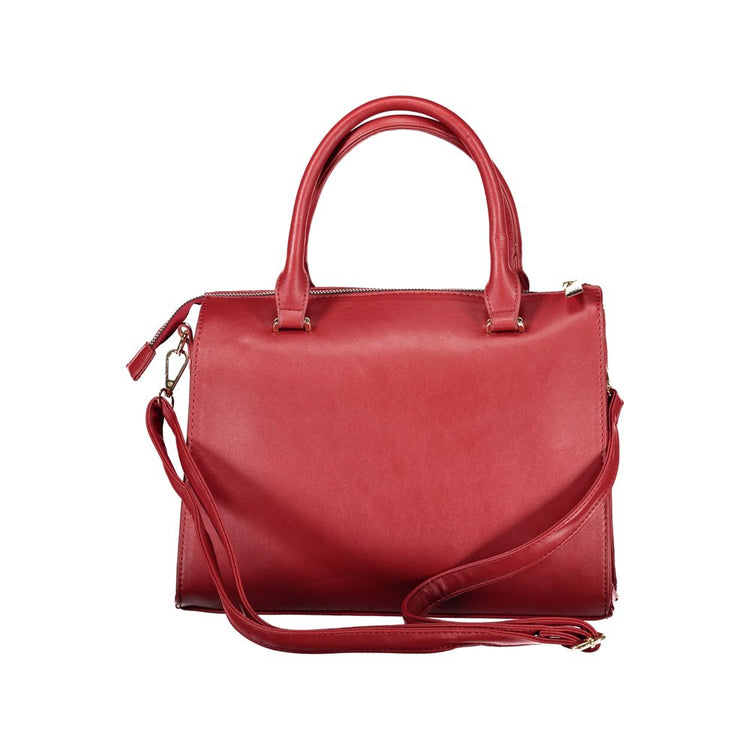 Rosso PVC Women Handbag