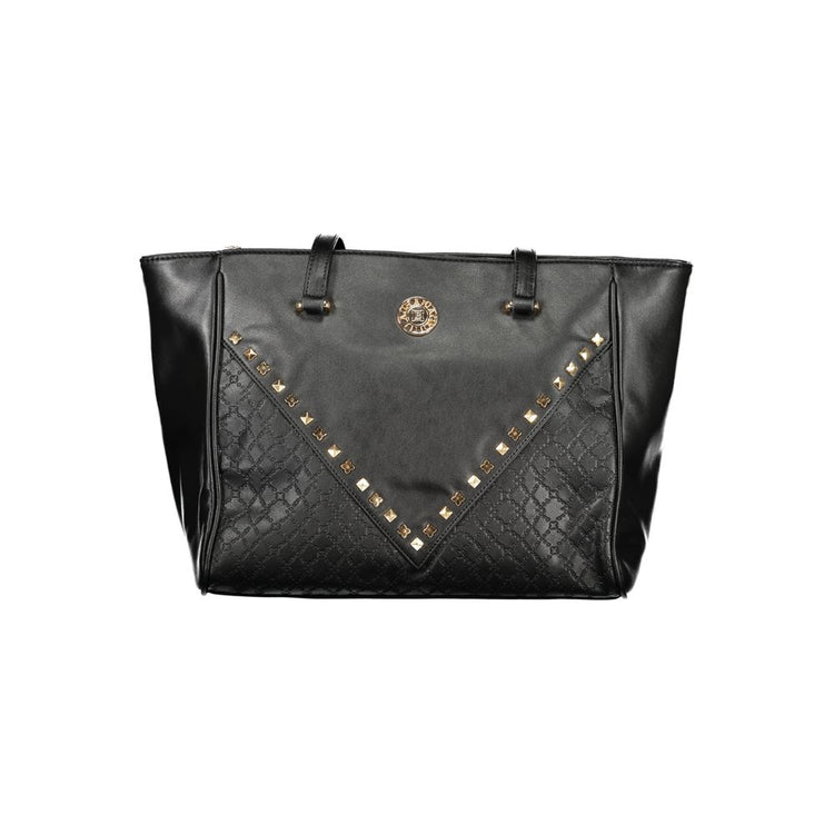Black PVC Women Handbag