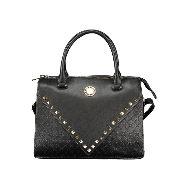 Black PVC Women Handbag