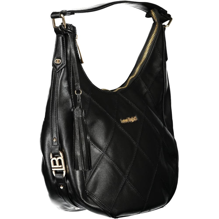 Black PVC Women Handbag